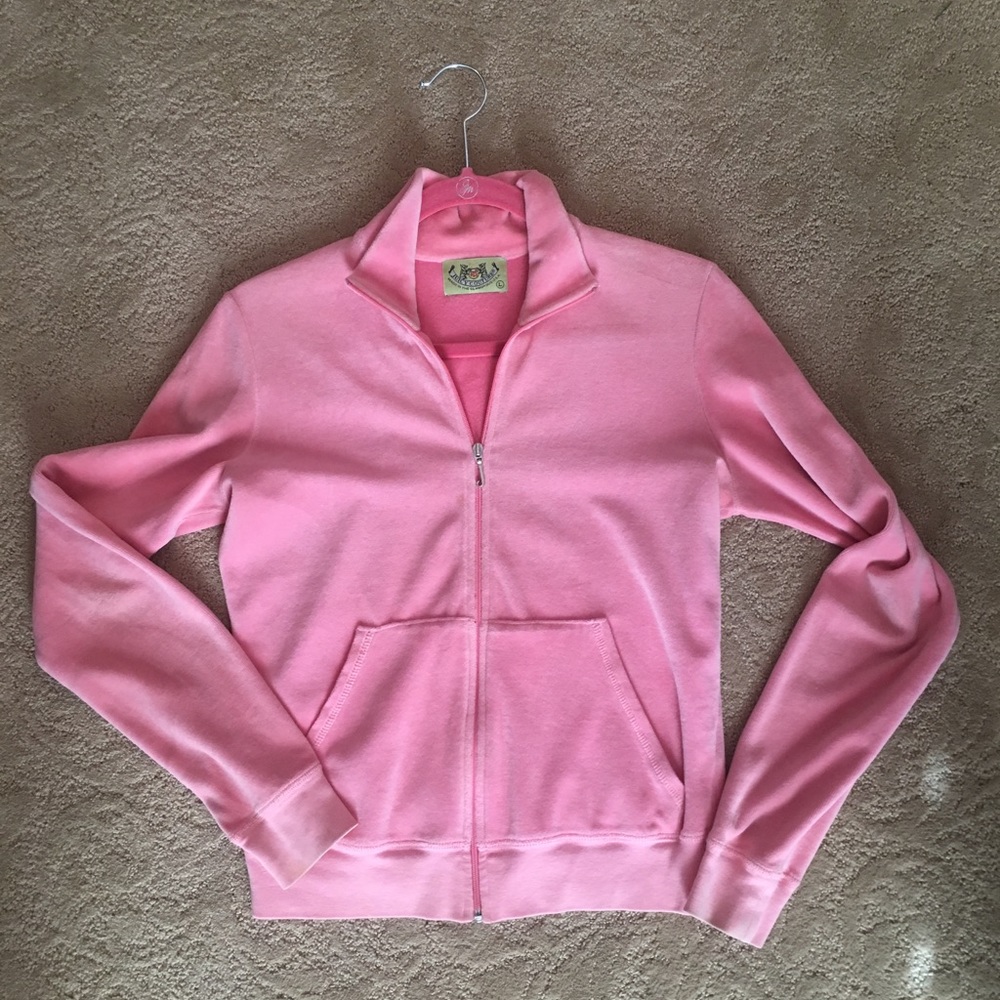 Juicy Couture pink velour jacket